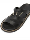 Leather Sandals Black - SALVATORE FERRAGAMO - BALAAN 8