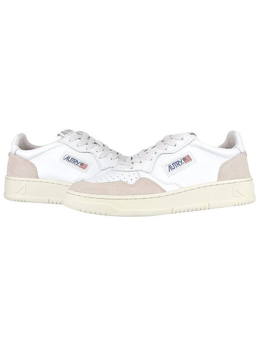 Medalist Suede Low Top Sneakers White - AUTRY - BALAAN 2