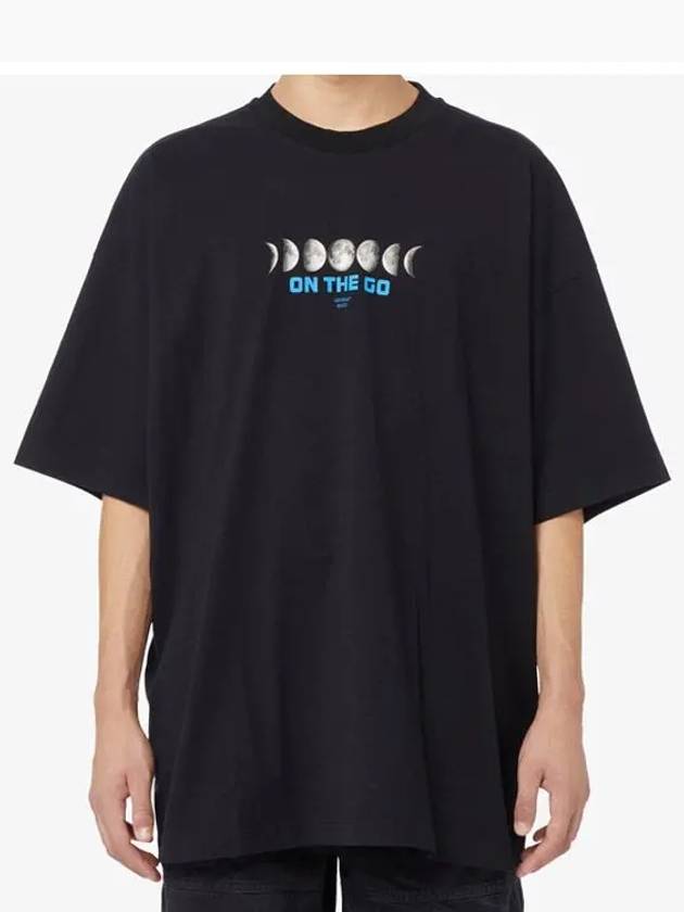 Moon phase short sleeve t shirt black - OFF WHITE - BALAAN 5