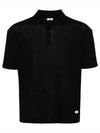 Filo Di Scozia Polo Shirt Black - CP COMPANY - BALAAN 2