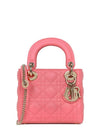 Lady Cannage Small Lambskin Tote Bag Pink - DIOR - BALAAN 2