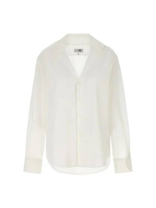 MM6 Blouse Shirt S52DT0035 S47294 100 WHITE - MAISON MARGIELA - BALAAN 2