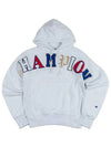 Reverse Weave PO Old English Lettering Men s Hoodie Silver GF68 Y07986 2UC - CHAMPION - BALAAN 4