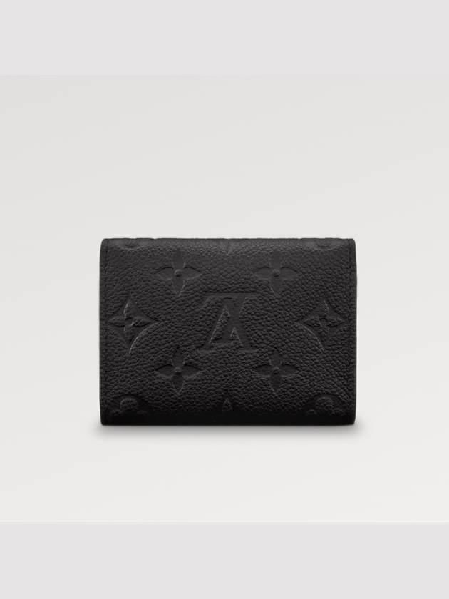 Monogram Embossed Leather Card Wallet Black - LOUIS VUITTON - BALAAN 5