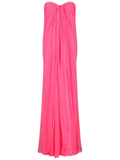 midi dress 612662QBABX5100 PSYCHEDELIC PINK - ALEXANDER MCQUEEN - BALAAN 2