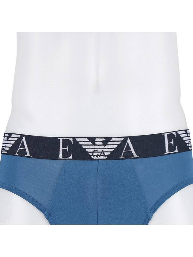 Logo 3-Pack Briefs - EMPORIO ARMANI - 8