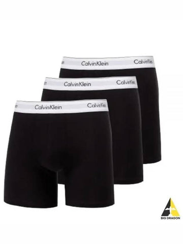 Modern Cotton Briefs 3 Pack Set Underwear Black 000NB2381A - CALVIN KLEIN - BALAAN 1