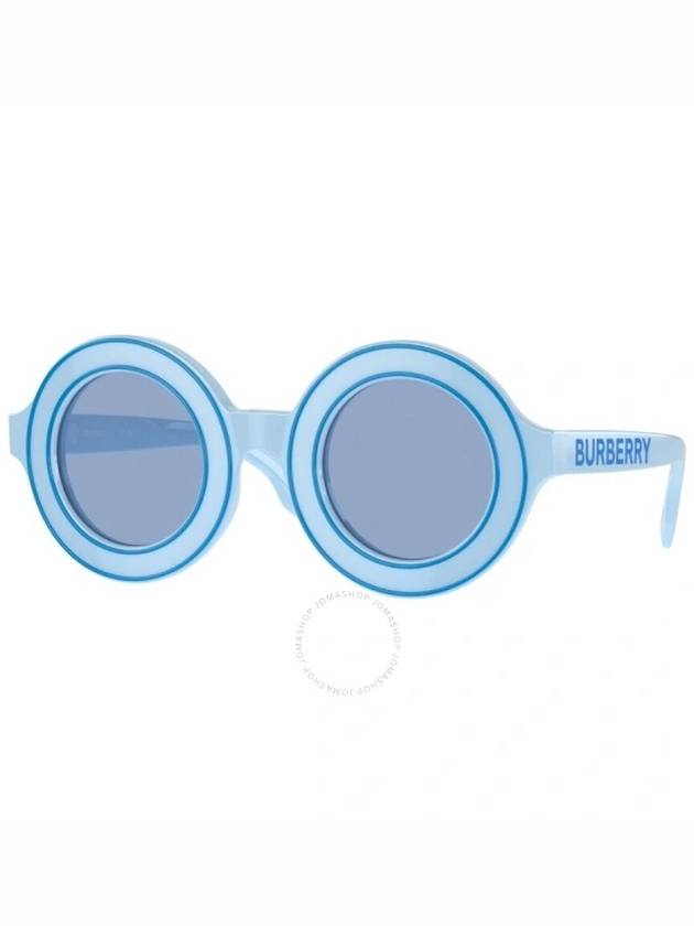 Burberry Junior Light Blue Round Unisex Sunglasses JB4386 404572 20-27 - BURBERRY - BALAAN 2