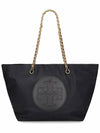 Ella Chain Tote Bag Black - TORY BURCH - BALAAN 3