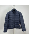 Ultra Light Tech Down 4 Bar Packable Purnel Neck Padding Navy - THOM BROWNE - BALAAN 2