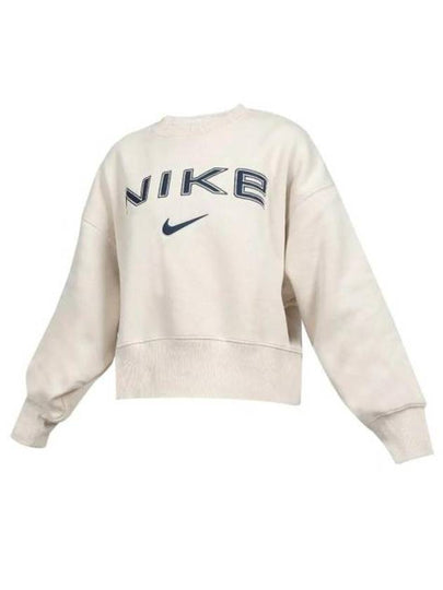 Sportswear Phoenix Fleece Sweatshirt Light Orewood Brown - NIKE - BALAAN 2