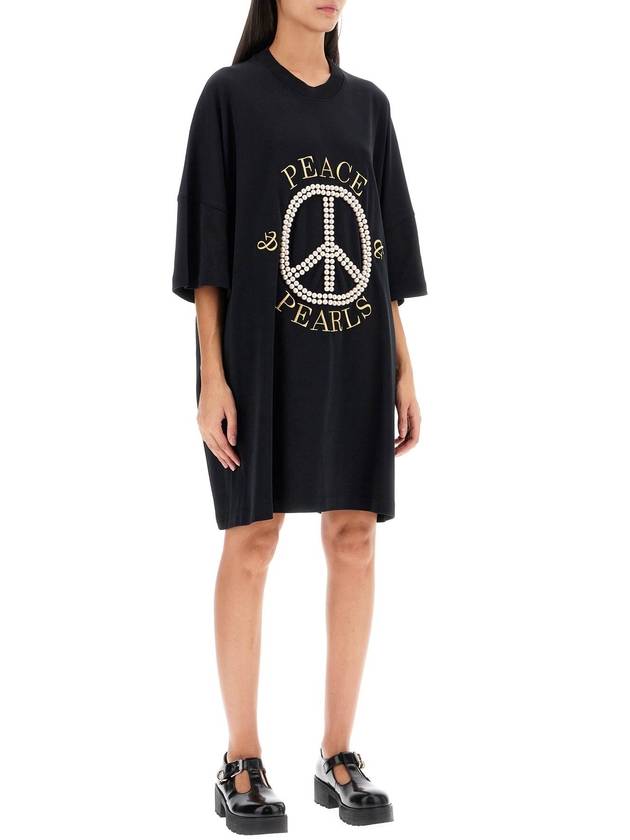 "peace & pearls t-shirt - MOSCHINO - BALAAN 2