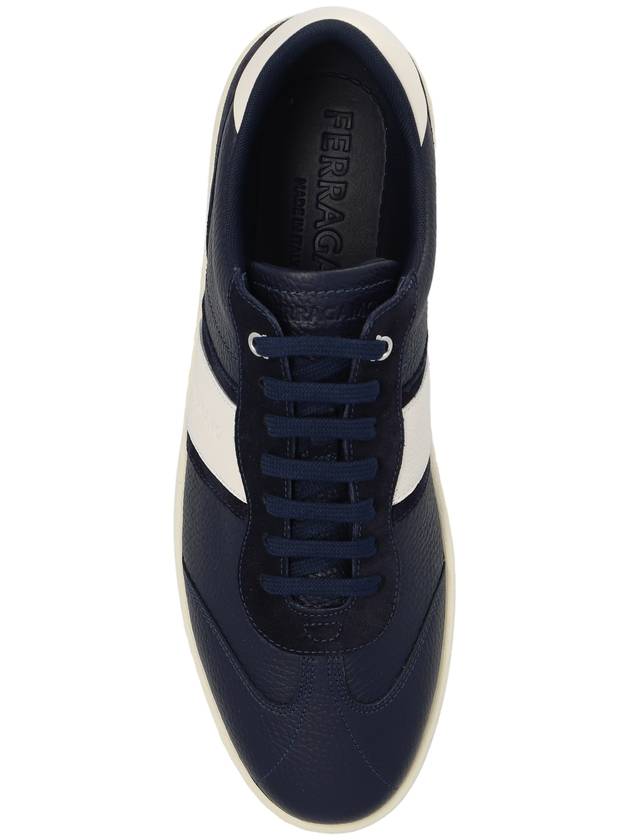 FERRAGAMO ‘Achille’ Sneakers, Men's, Navy Blue - SALVATORE FERRAGAMO - BALAAN 6