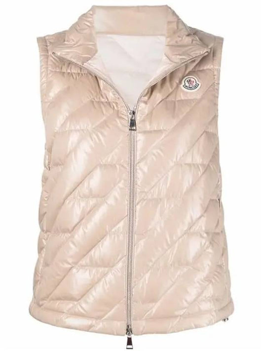 Lecroisic padded vest pink beige - MONCLER - BALAAN 2