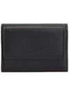 Four Stitch Logo Leather Half Wallet Black - MAISON MARGIELA - BALAAN 3