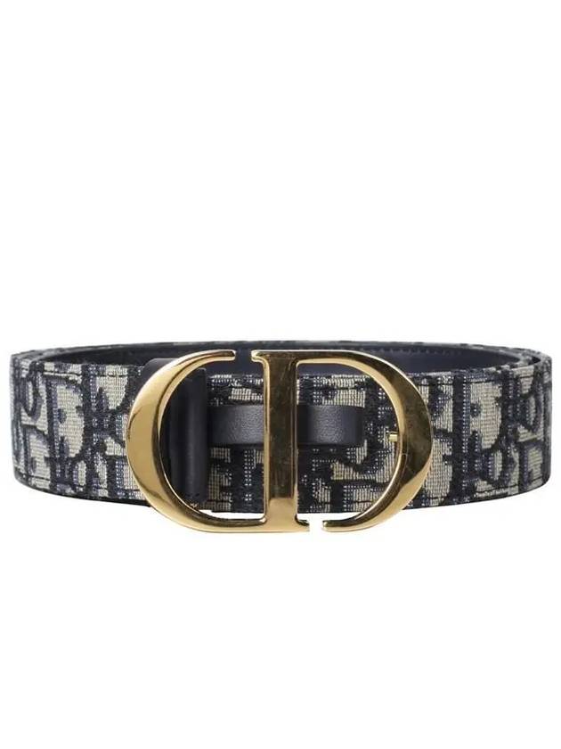 30 Montaigne Belt Blue - DIOR - BALAAN.