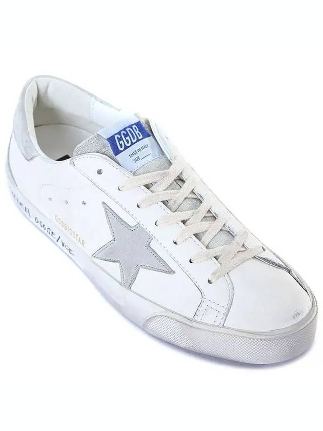 Super Star Suede Leather Low Top Sneaker White - GOLDEN GOOSE - BALAAN 3