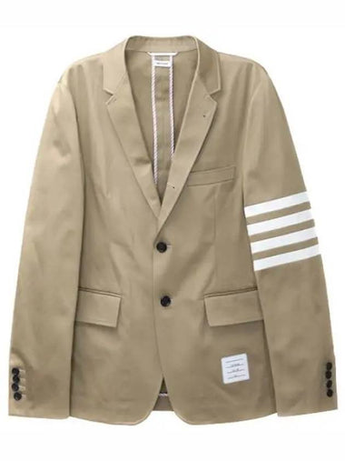 Diagonal Stripe Unconstructed Jacket Suit Formal Blazer - THOM BROWNE - BALAAN 1