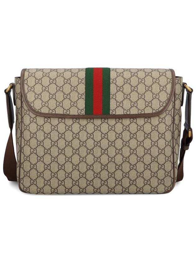 Men's Ophidia GG Cross Bag Beige Ebony - GUCCI - BALAAN 3