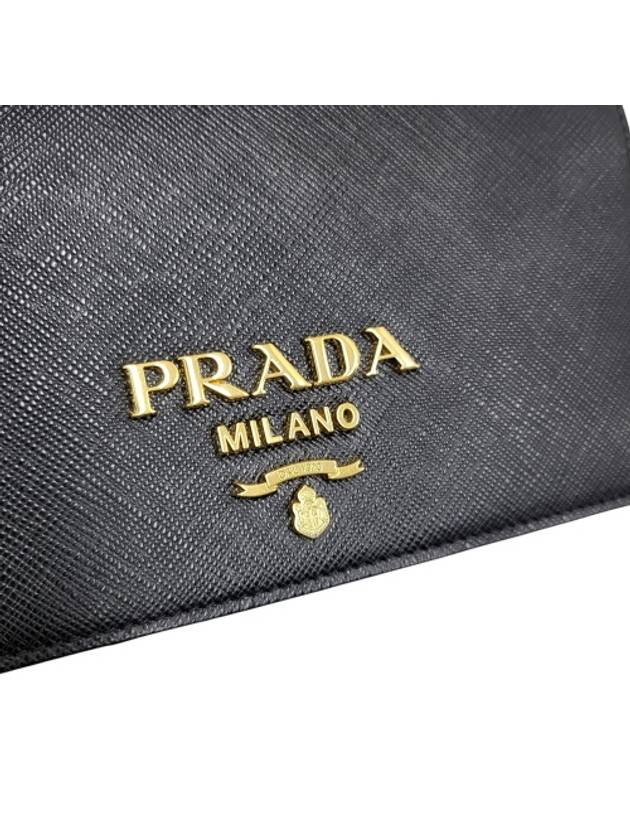 1BP019 Black Saffiano Mini Cross Bag - PRADA - BALAAN 6