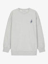 Embroidery Anchor Back Print Sweatshirt Light Grey - JW ANDERSON - BALAAN 2