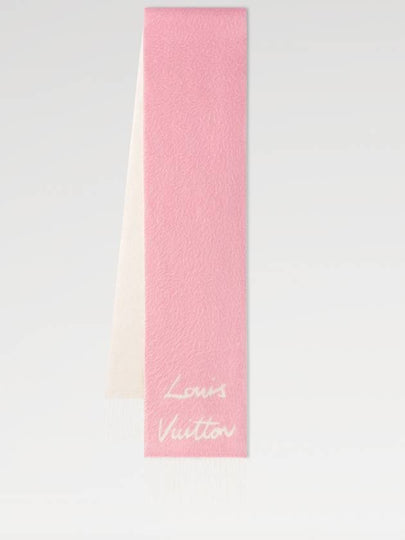 Scarf Fluffy Gram Wool Muffler Rose Pink M94797 - LOUIS VUITTON - BALAAN 2