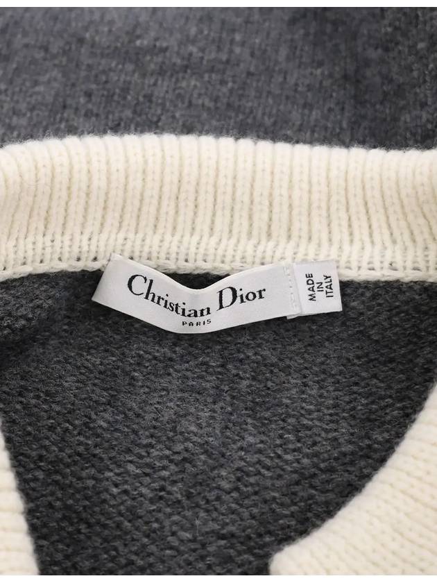 Collar pullover knit sweater 34 244S26AM121 - DIOR - BALAAN 4