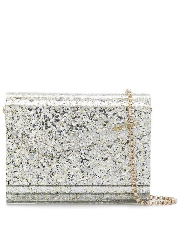 Jimmy Choo Coarse Glitter Acrylic Bags - JIMMY CHOO - BALAAN 1