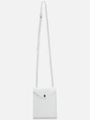 Envelope Strap Leather Cross Bag White - LEMAIRE - BALAAN 6