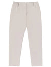 Women's Winter Brushed Banding Slacks Cream - LACOSTE - BALAAN 1