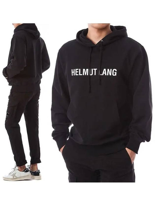 Core Logo Hoodie Black - HELMUT LANG - BALAAN 2