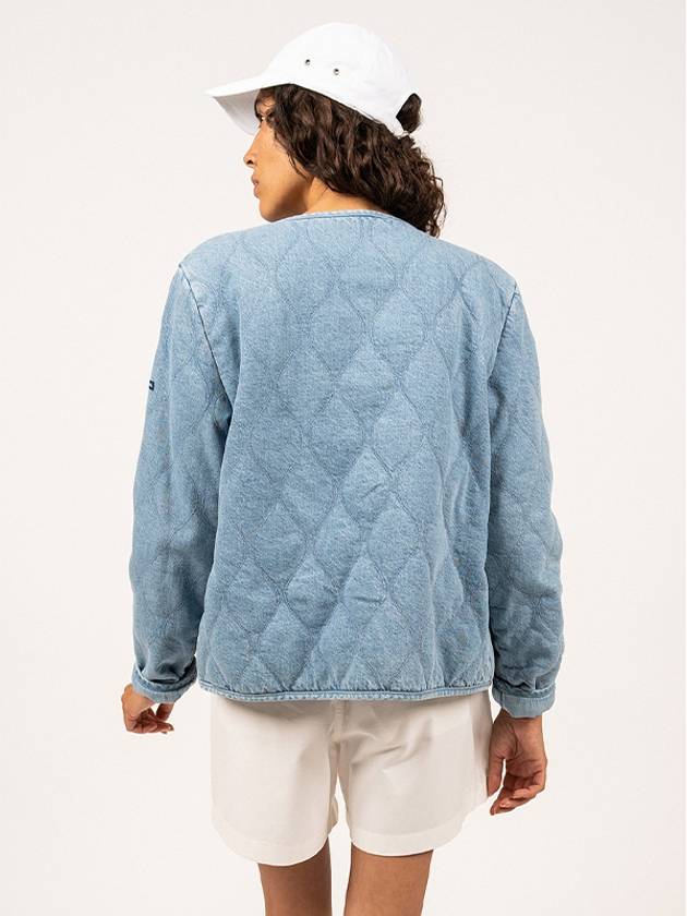 Thelma Denim Jacket Light Blue - SAINT JAMES - BALAAN 3