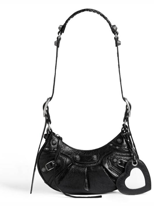 Le Cagole XS Lambskin Shoulder Bag Black - BALENCIAGA - BALAAN 2