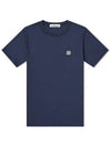 Wappen Patch Round Short Sleeve T-Shirt Marine Blue - STONE ISLAND - BALAAN 2