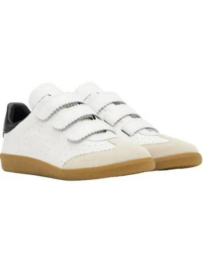 Bethy Velcro Low Top Sneakers White Black - ISABEL MARANT - BALAAN 2