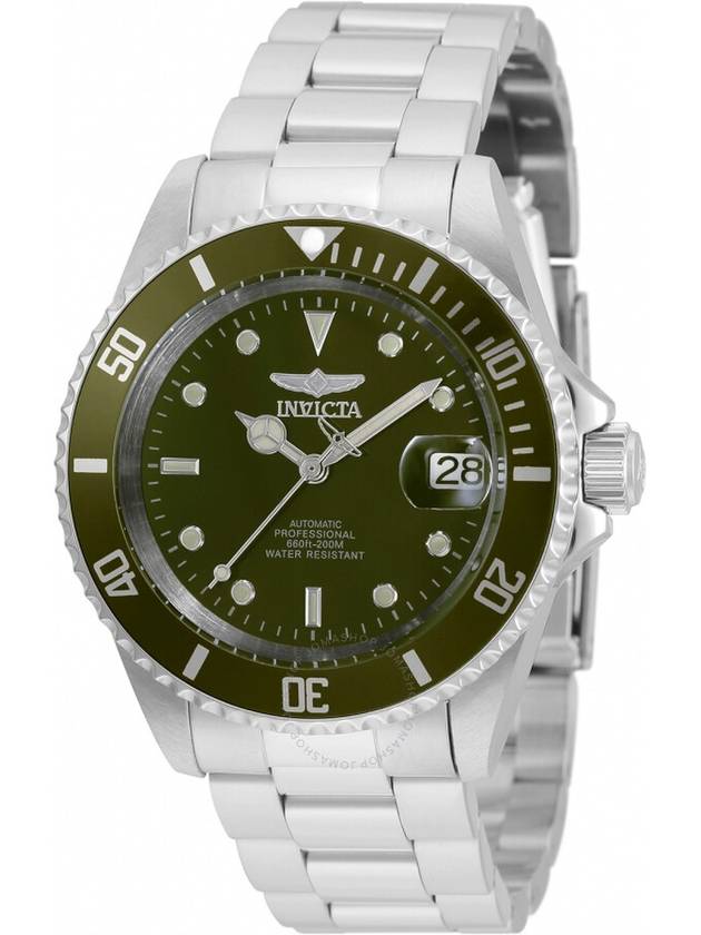 Invicta Pro Diver Date Automatic Green Dial Men's Watch 35690 - INVICTA - BALAAN 1