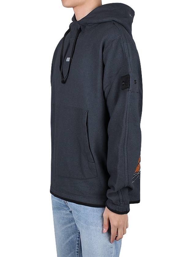 Shadow Project Graphic Hoodie Black - STONE ISLAND - BALAAN 4