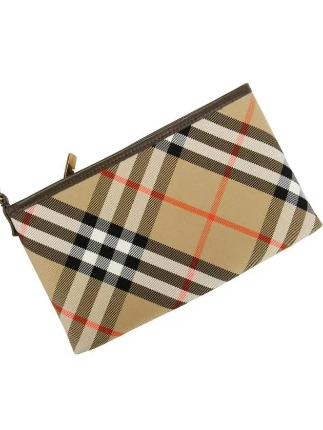 Check Small Tote Bag Sand - BURBERRY - BALAAN 8