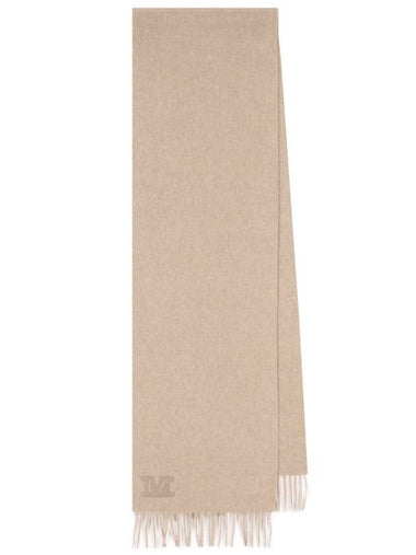 Max Mara Logo Embroidered Scarf Edge - MAX MARA - BALAAN 1