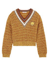 Bold Fox Head Crafty Comfort Knit Top Mustard - MAISON KITSUNE - BALAAN 1