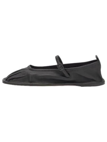 Single yarn flat shoes black - HEREU - BALAAN 1