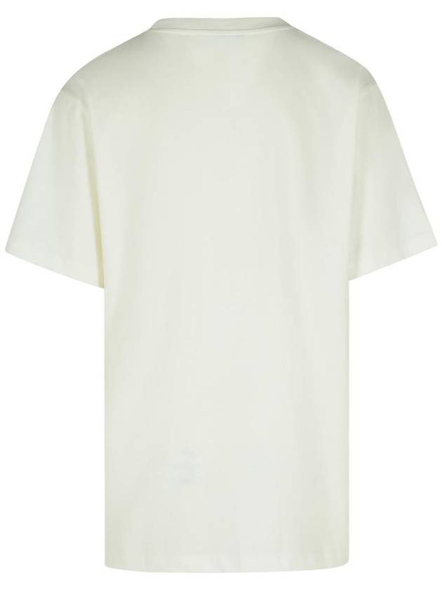 Barrow White Cotton T-Shirt - CLAIRE BARROW - BALAAN 3