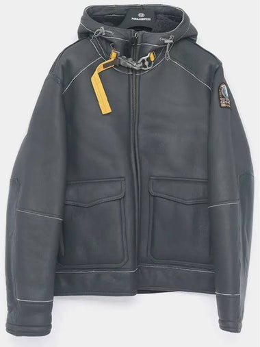 Elton Special Edition Sharing Lambskin Hooded Men s Jacket PMJKSE01 736 - PARAJUMPERS - BALAAN 1