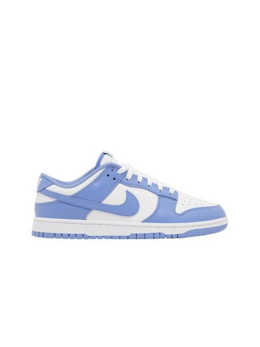 Dunk Low Retro Low Top Sneakers White Polar Blue - NIKE - BALAAN 1