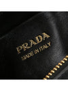 Arque Leather Shoulder Bag Black - PRADA - BALAAN 7