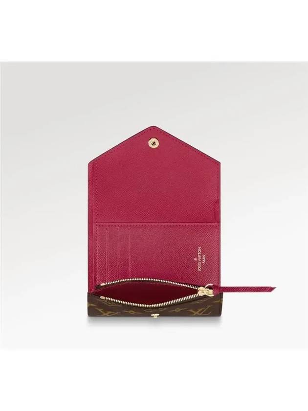 Victorine Monogram Half Wallet Fuchsia - LOUIS VUITTON - BALAAN 8