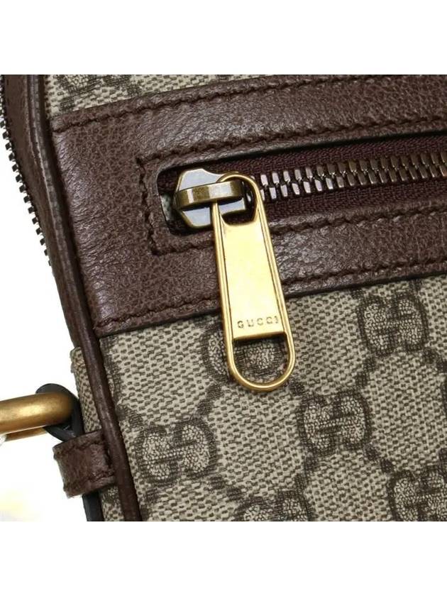 Men's Ophidia GG Small Messenger Bag Beige Ebony - GUCCI - BALAAN 9