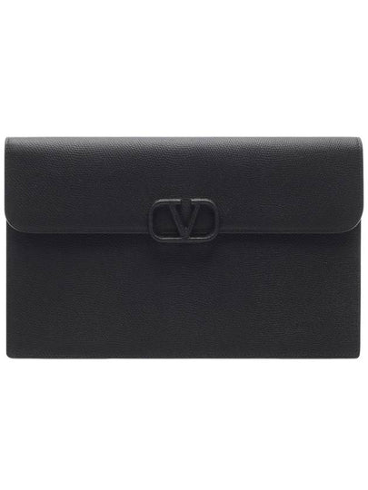 Women s V Logo Clutch Bag 4W2P0T44 RQR 0NO 24S - VALENTINO - BALAAN 2