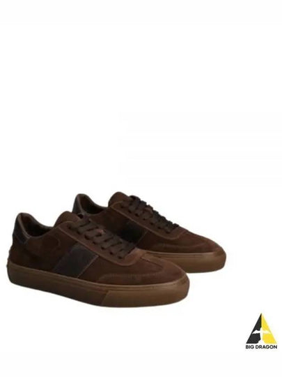 Suede Low Top Sneakers Brown - TOD'S - BALAAN 2