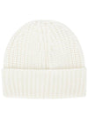 Wool Beanie White - MONCLER - BALAAN 3